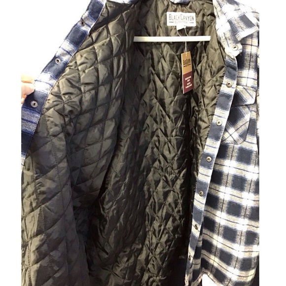 Black Canyon Outfitters Quilted Flannel Jacket - Picture 3 of 7